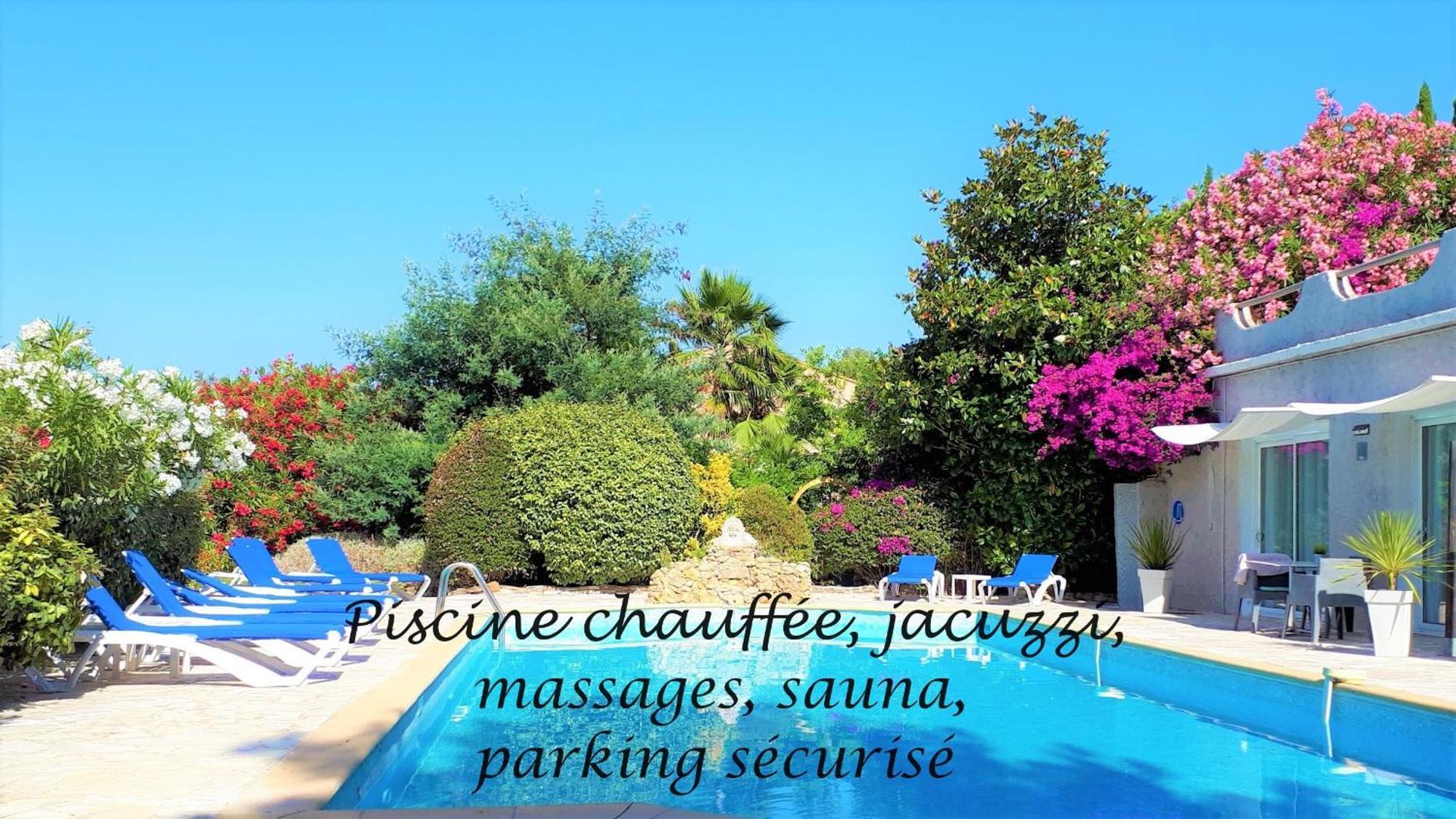 Hotel Les Jardins De Bormes, Sauna & Jacuzzi Kültér fotó